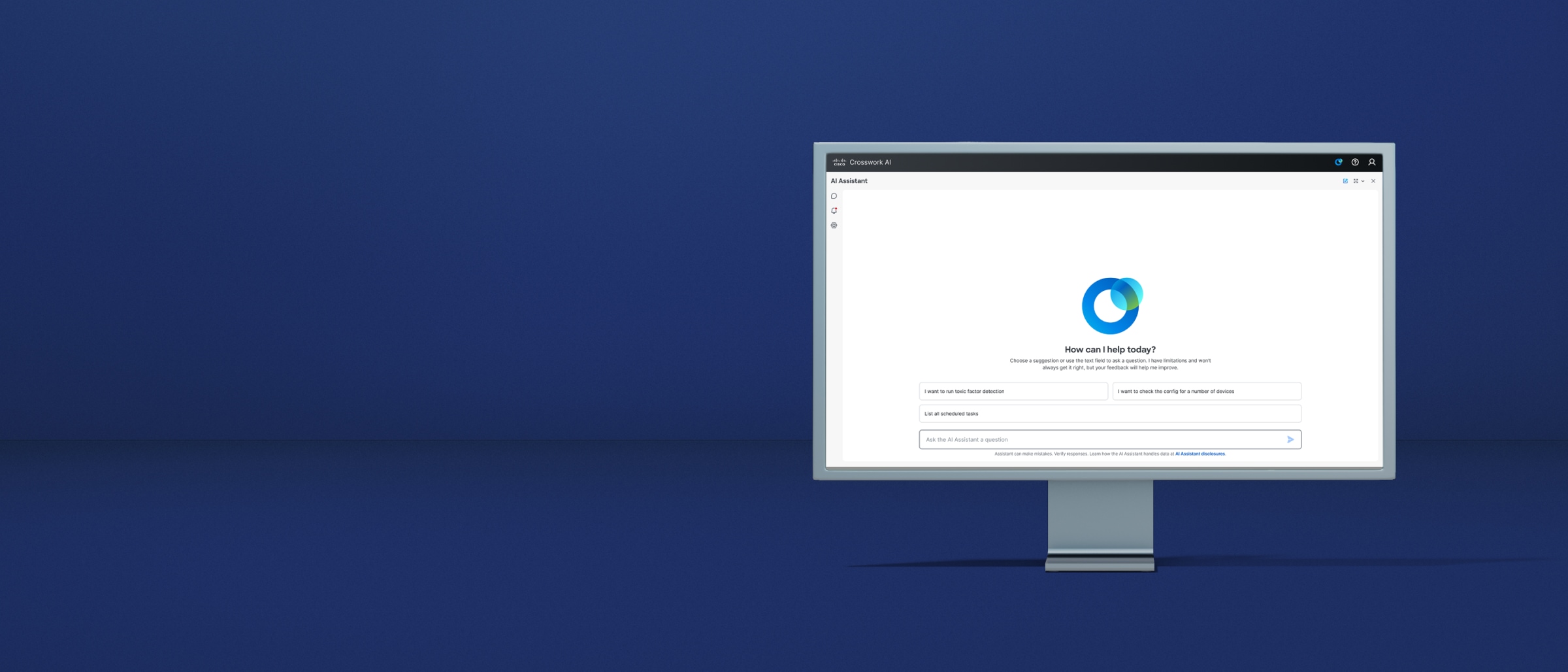 Image of computer monitor displaying performance metrics